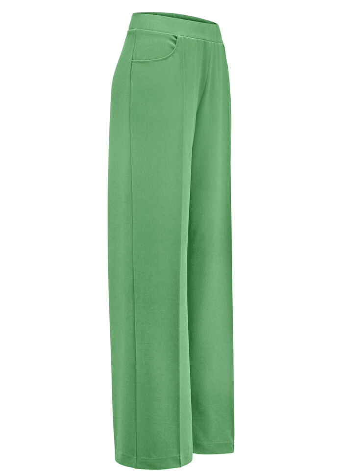 Hose in modischer Weite GR&Uuml;N
