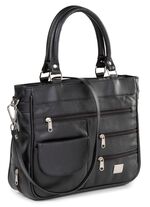 Laurina, Damen, Tasche, mit abnehmbarer, verstellbarer Umhängeriemen SCHWARZ