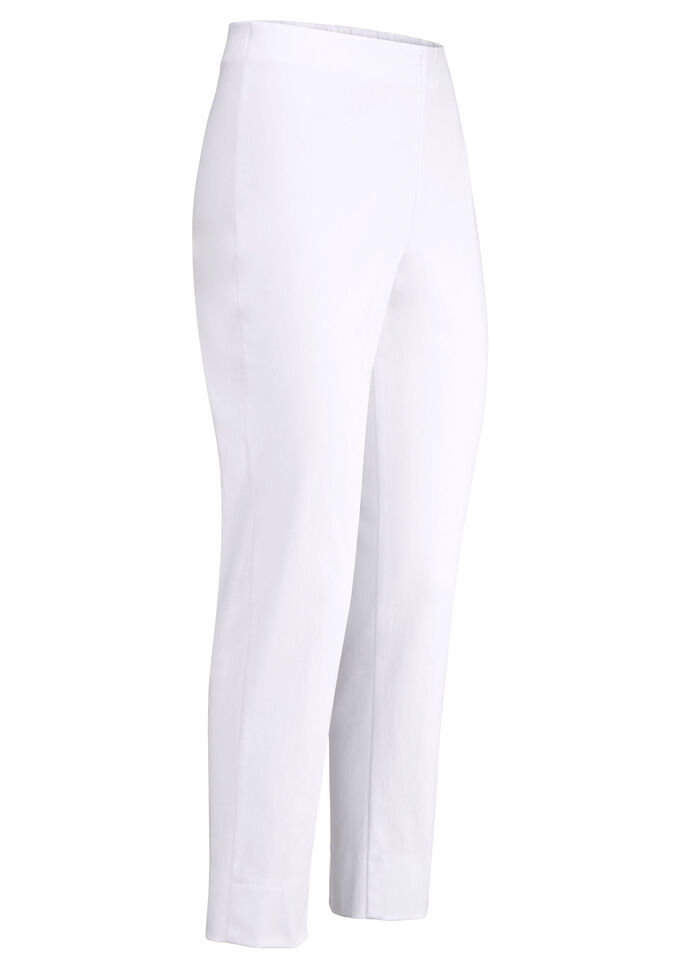 Soft-Stretch-Hose in 7/8-Länge WEISS
