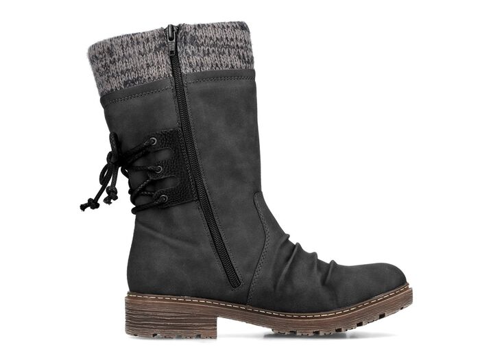 Rieker Stiefel in Knitteroptik 