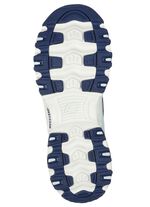 SKECHERS Schn&uuml;r-Sneaker mit Veloursleder-Bes&auml;tzen BLAU-PINK