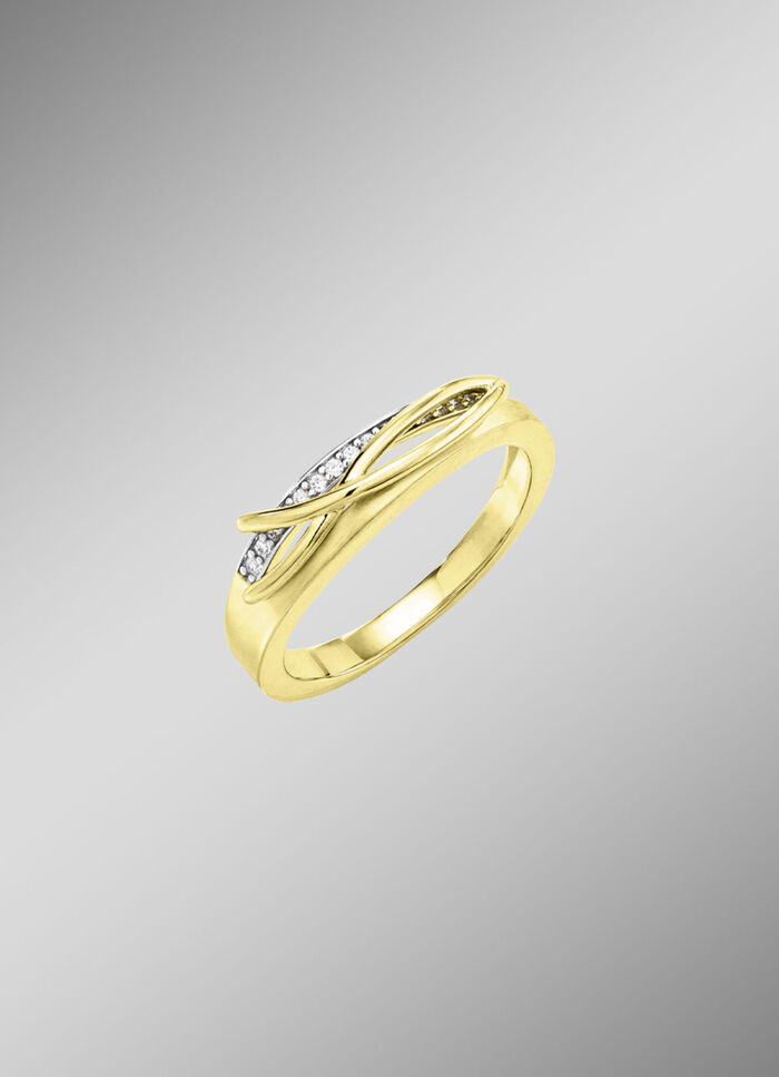 Damenring mit Zirkonia 