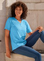 Pulli mit weichem Griff BLEU