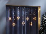 Lichtervorhang Sterne f&uuml;r den Innen- und Au&szlig;enbereich 