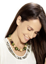 Dekorative Kugelkette aus Holz 