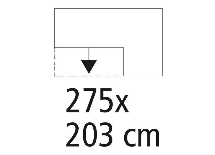 Polstermöbel mit Funktion und verstellbaren Kopfstützen ANTHRAZIT