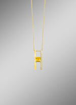 Edler Anh&auml;nger mit Citrin und Brillanten 