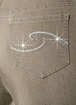 Komfortjeans verziert mit Strasssteinen in 6 Farben CAMEL