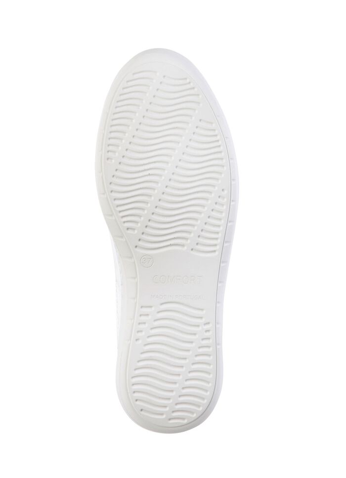 ELENA EDEN Sneaker aus Lackleder mit edlem Metallschmuck 