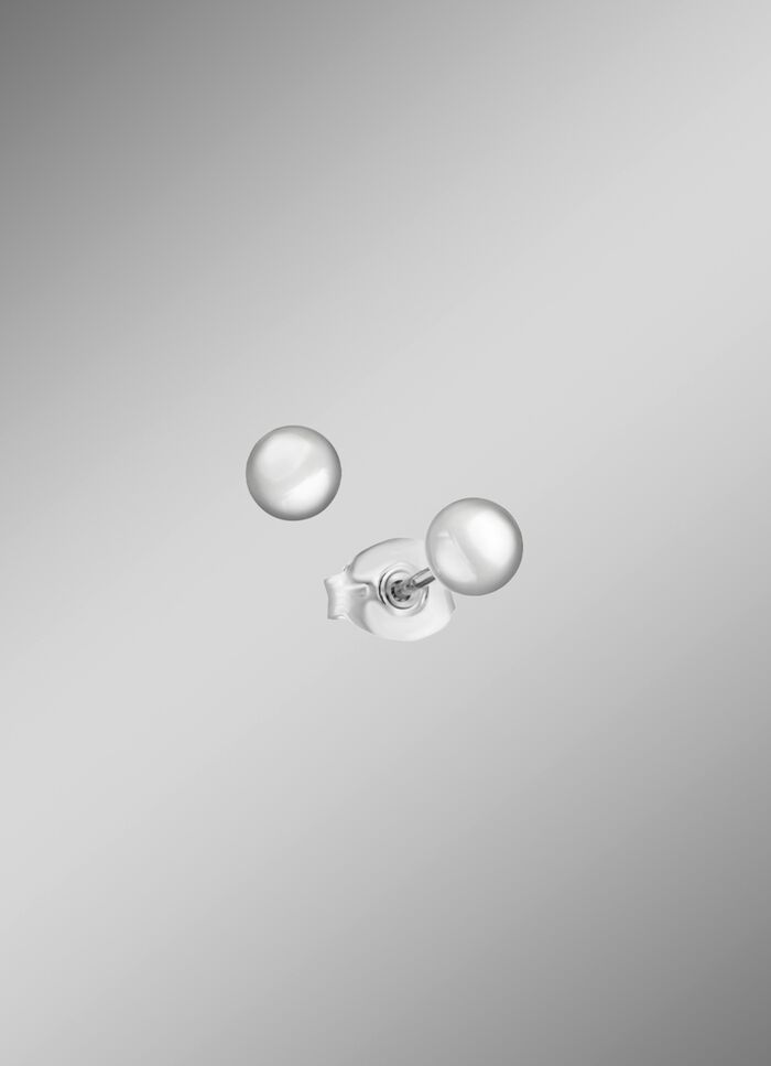 Glänzende Kugelohrstecker 