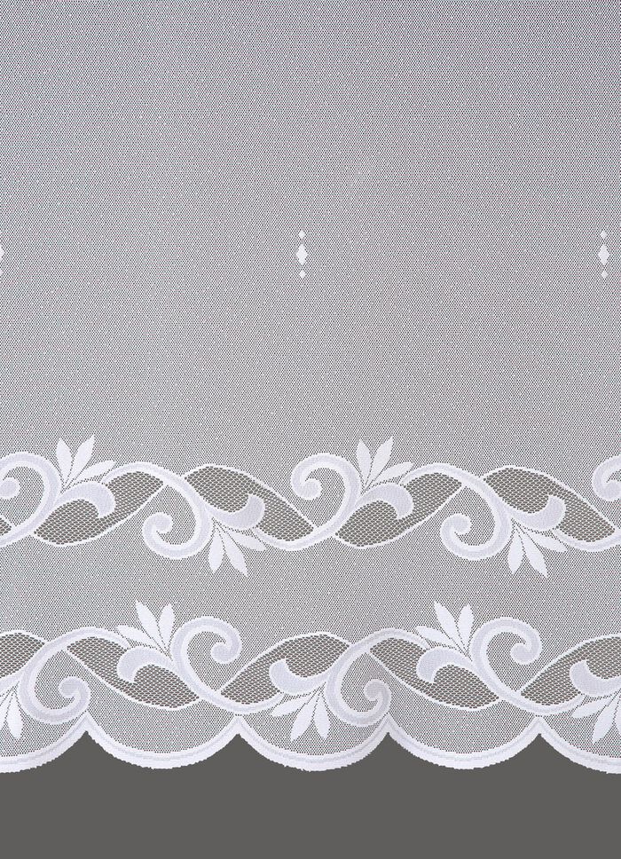 Leichter Blumenfenster-Store mit Automatikfaltenband 