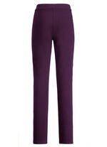 Hose im angesagten Materialmix BROMBEER