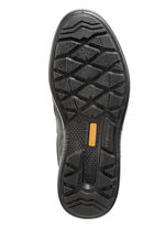 Schnürschuh aus Nappaleder mit Nubukleder-Besätzen SCHWARZ-BORDEAUX