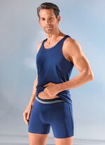 Viererpack Pants, uni, mit Elastikbund 