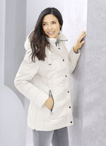 Funktionsjacke mit L&auml;ngssteppung seitlich 