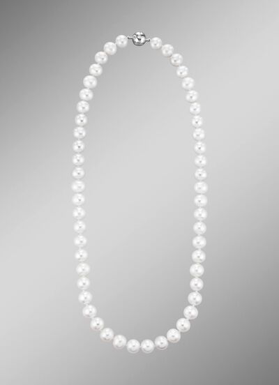Halskette mit S&uuml;&szlig;wasser-Zuchtperlen 