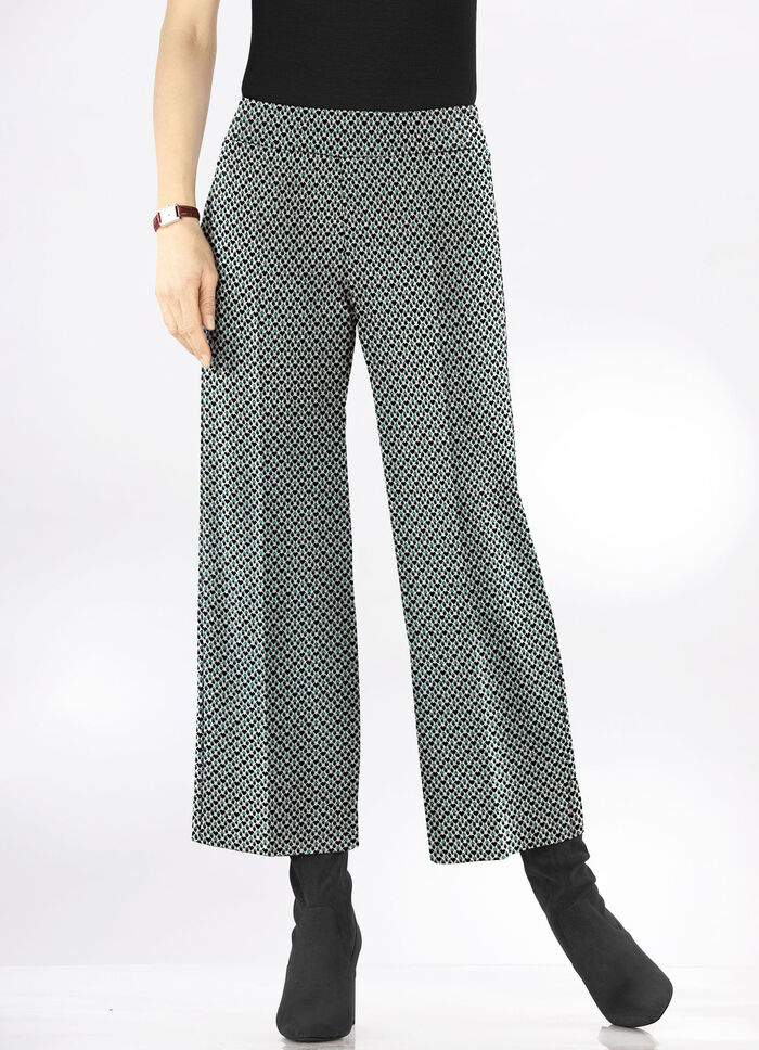 Culotte in bequemer Schlupfform BEIGE-SCHWARZ-TÜRKIS