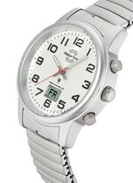 Master Time Funk-Damenuhr mit Edelstahlzugband 