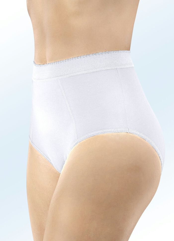 F&uuml;nferpack Formslips mit verst&auml;rkter Bauchpartie 3X SCHWARZ, 2X WEISS