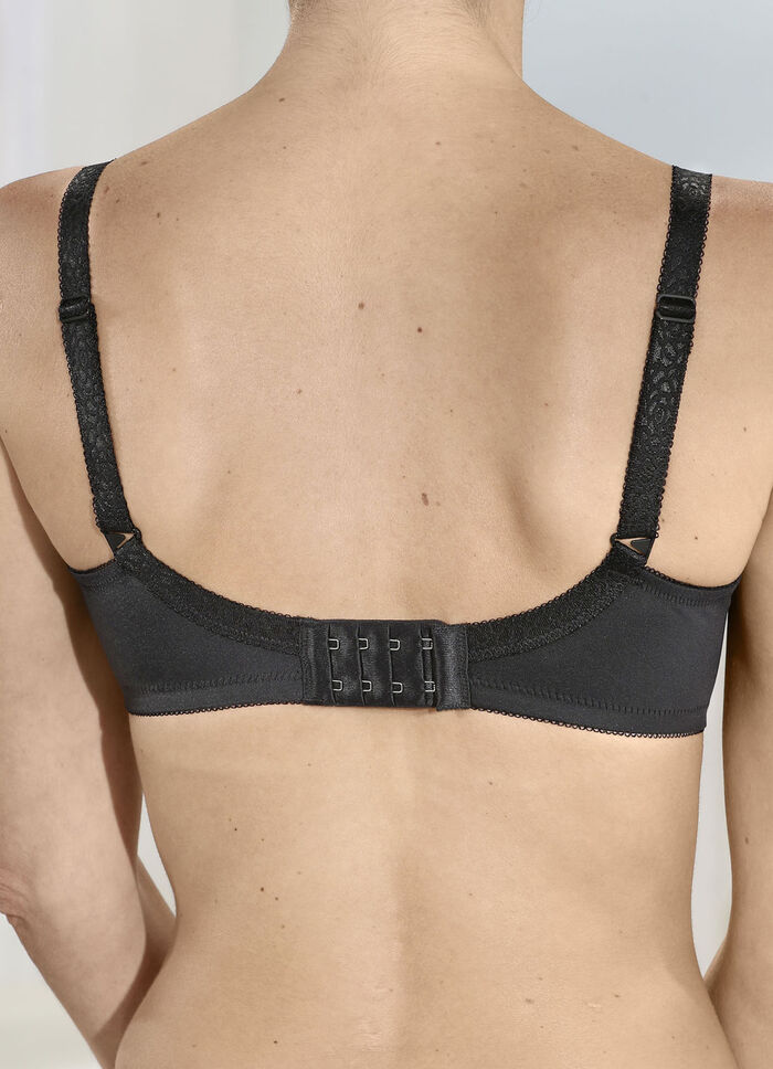 Triumph Amourette Minimzer-B&uuml;gel-BH mit Elastikspitze SCHWARZ