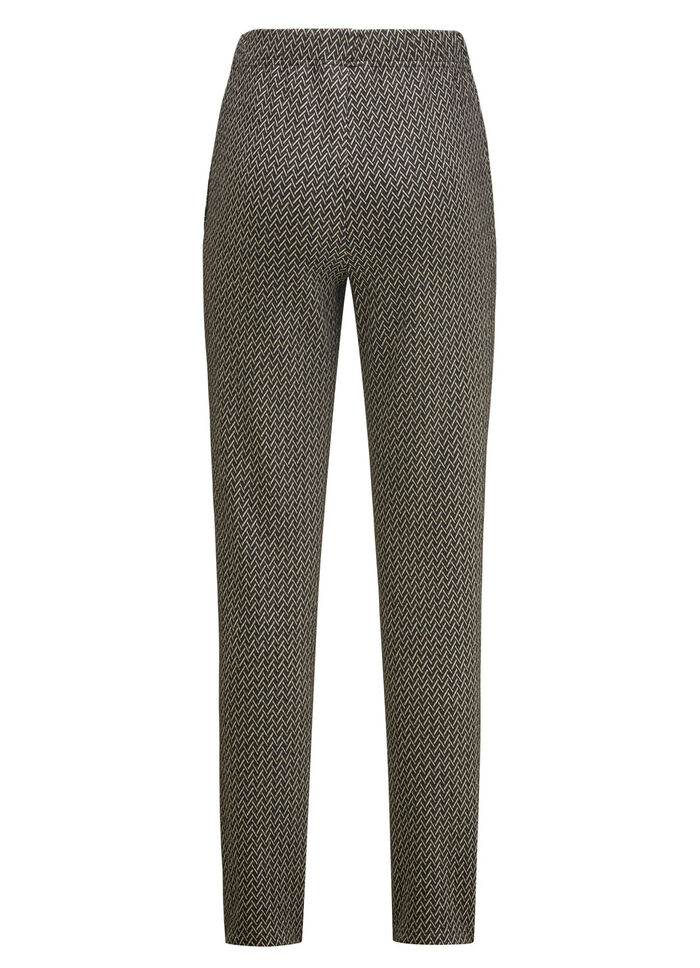 Hose in Fischgrat-Dessinierung 