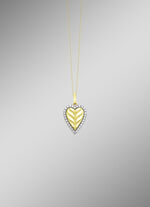 Herz-Anhänger mit Brillanten  