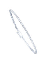 Hochwertiges Weißgold-Armabnd mit Brillanten 