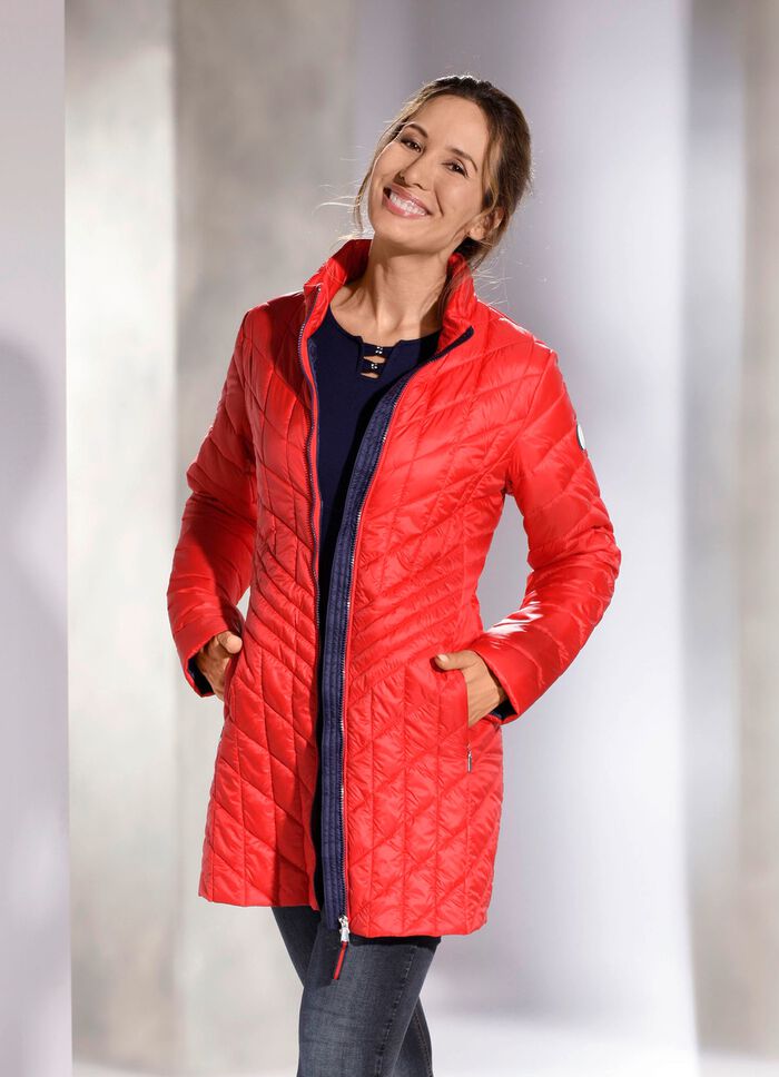 Funktions-Longjacke in 2 Farben TOMATE