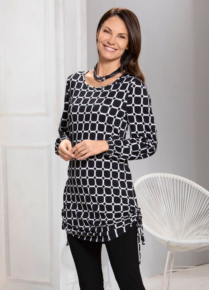 Einzigartiges Longshirt mit Seitenschlitzen 