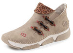 Rieker, trendige Damen-Boots, Winterschuhe, mit Reißverschluss TAUPE-BRAUN