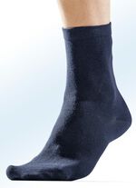 Sechserpack Socken mit druckfreiem Softrand, uni und meliert 