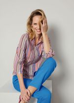 Bluse mit grafischem Druck 