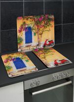 Wandblende aus Glas, Motiv Vespa 