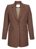 Blazer mit Reverskragen 