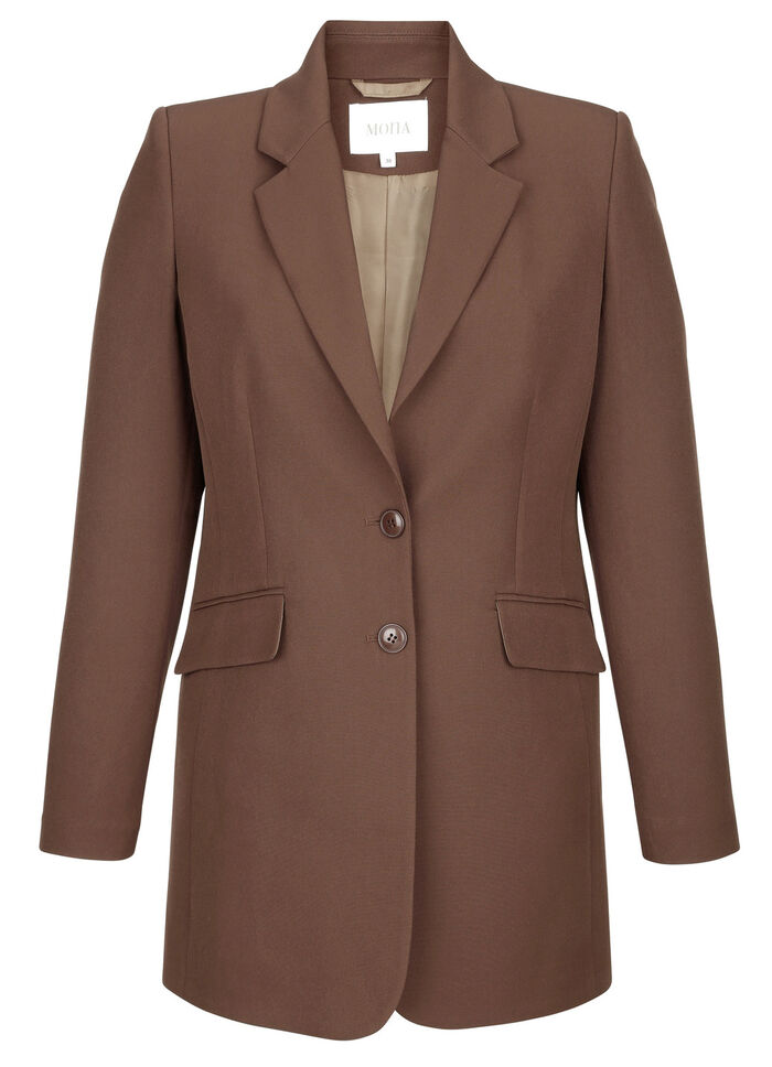Blazer mit Reverskragen 