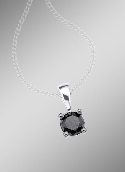 Bildschöner Anhänger mit 1 Diamant 