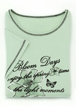 Zweierpack Nachthemden, Kurzarm mit Rundhals 1X KORALLE, 1X JADEGR&Uuml;N