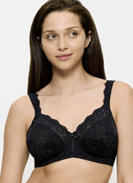 Triumph-Stellina B&uuml;gel-BH mit Jacquardmuster SCHWARZ