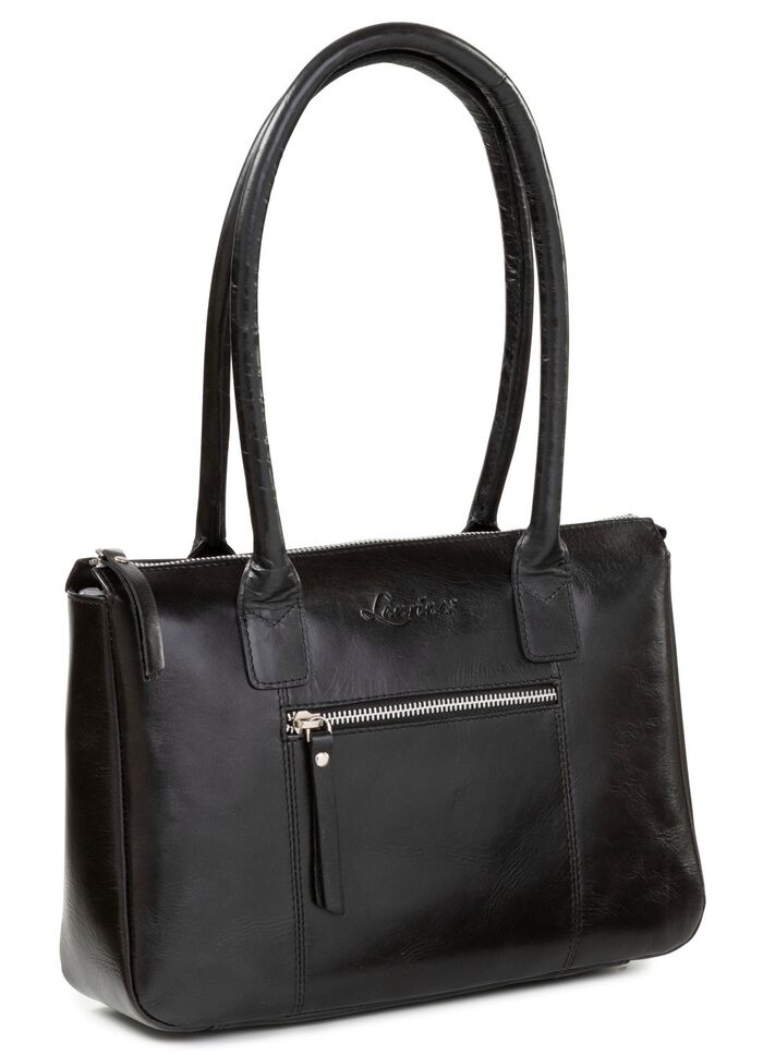 Laurina, Tasche, Damen, aus Leder SCHWARZ