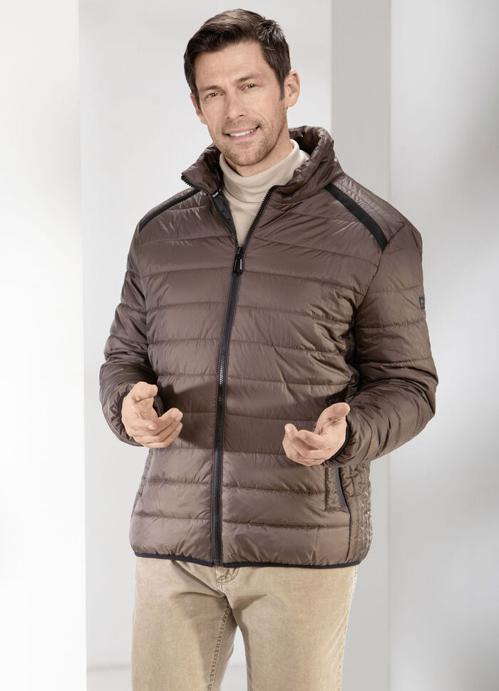 Steppblouson in 2 Farben TABAKBRAUN