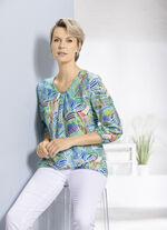 Tunika mit dekorativer Fältelung 