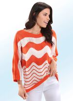 Pullover in tollem Wellendessin 