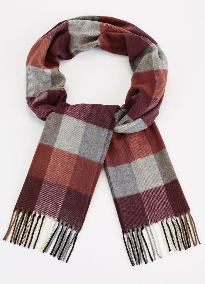 Schal mit Karodessin 