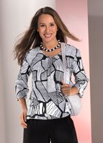 Tunika mit h&uuml;bscher F&auml;ltelung am Ausschnitt 