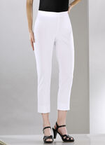 Soft-Stretch-Hose in 7/8-Länge WEISS