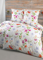 Bierbaum Bettwäsche-Garnitur mit traumhaftem Blütendessin 