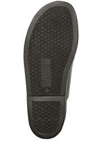 Gef&uuml;tterte Herren-Hausschuhe, mit Lammfell BORDEAUX-SCHWARZ