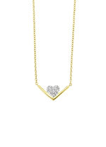 Herzige Halskette mit Brillanten 