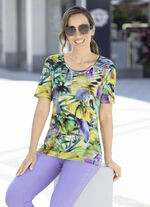 Shirt mit silberfarbenen Zierpl&auml;ttchen 