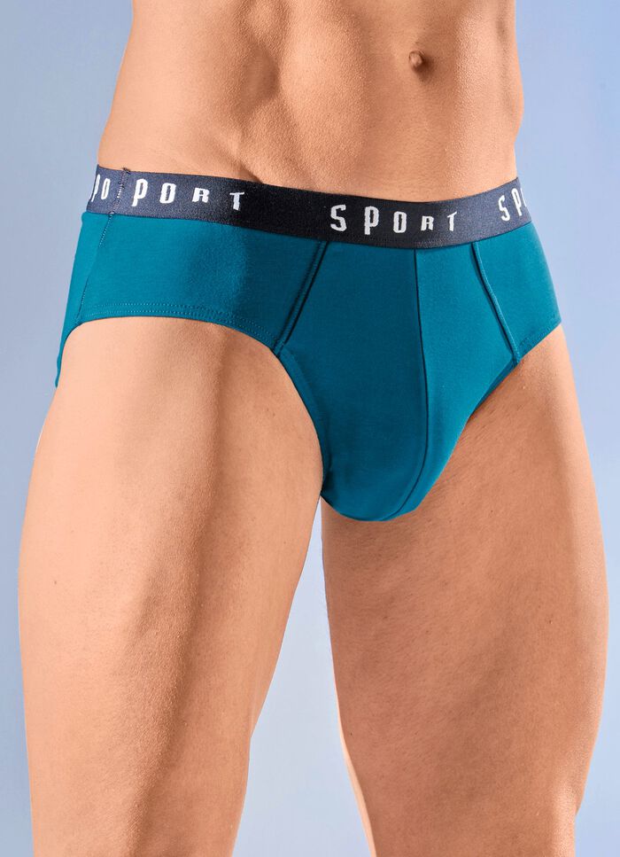 Viererpack Slips mit Elastikbund 